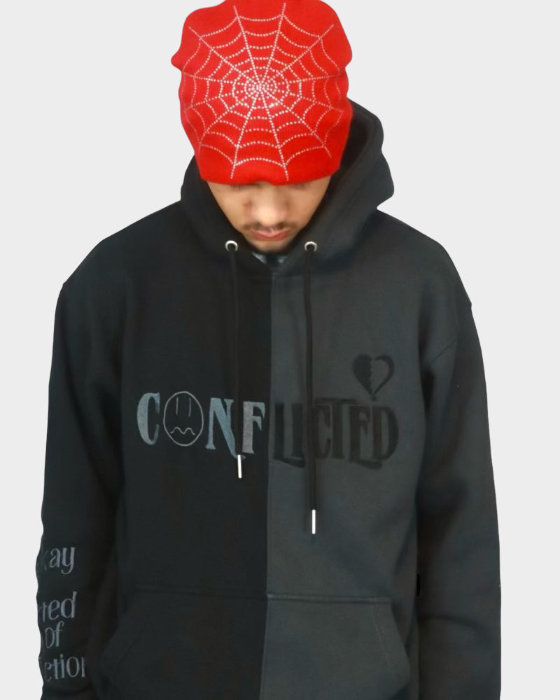 Rhinestone Spider Web Beanie