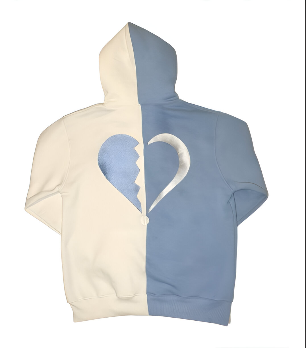 Conflicted Hoodie (Blue/White)