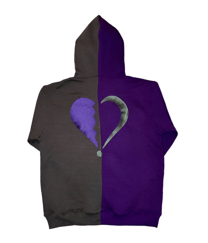 Conflicted Sweatsuit (Purple/Grey)